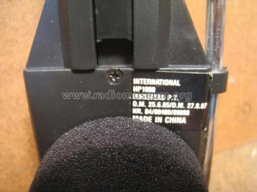 International Headphone Radio AM/FM Stereo Sound HP-1000; Unknown - CUSTOM (ID = 1988379) Radio