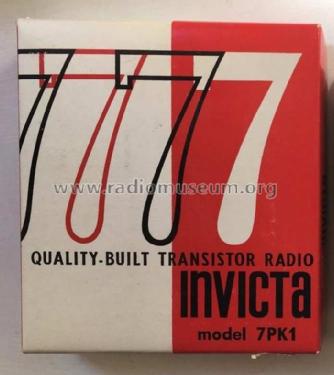 Invicta Transistor 7 7PK1; Invicta Toyomenka, (ID = 2346925) Radio