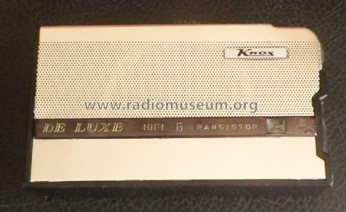 Knox De Luxe HiFi 6 Transistor 6TR; Unknown - CUSTOM (ID = 2415935) Radio