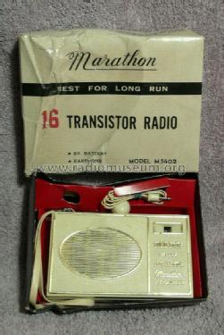 Marathon Solid State De Luxe 16 Transistor M5402; Unknown - CUSTOM (ID = 2511742) Radio