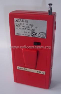 Master NL-933; Unknown - CUSTOM (ID = 749374) Radio