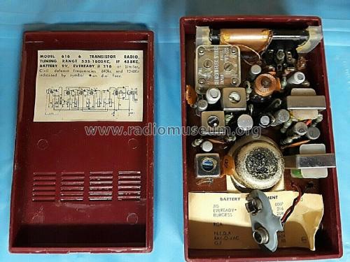 Merc Radio Six Transistor 616; Mercury Radio & (ID = 2403242) Radio