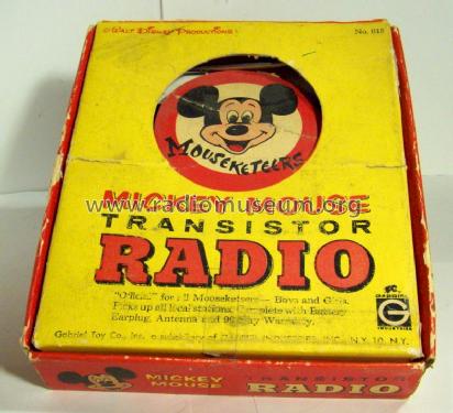 Mickey Mouse 2 Transistor Boy´s Radio by Gabriel 015; Gabriel Toy Co., Inc (ID = 1358813) Radio