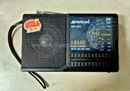 Mingsxi 5 Band World Receiver MS-322; Unknown - CUSTOM (ID = 2826913) Radio