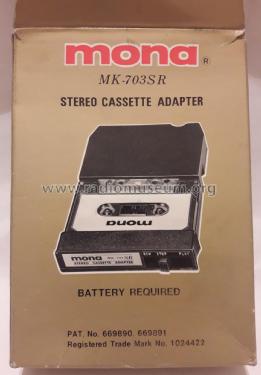 Mona Stereo Cassette Adapter MK-703SR; Unknown - CUSTOM (ID = 2398657) R-Player