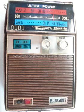 Mrakson´s Ultra Power Battery/Electric De Luxe Solid State; Unknown - CUSTOM (ID = 1043699) Radio