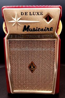 Musicaire Deluxe Eight Transistor 8 ; Unknown - CUSTOM (ID = 3011502) Radio