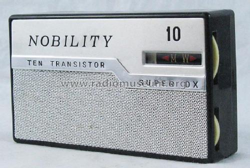 10 Ten Transistor Super DX 1051; Nobility New York (ID = 1451634) Radio