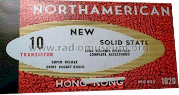 10 Transistor Solid State 1020; NAFT N.A.F.T. North (ID = 400018) Radio