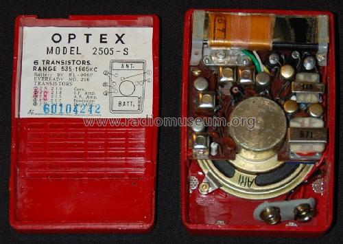 Optex 6 Transistor 2505-S; Unknown - CUSTOM (ID = 1481600) Radio