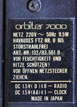 Orbiter 7000; Unknown - CUSTOM (ID = 973732) Radio