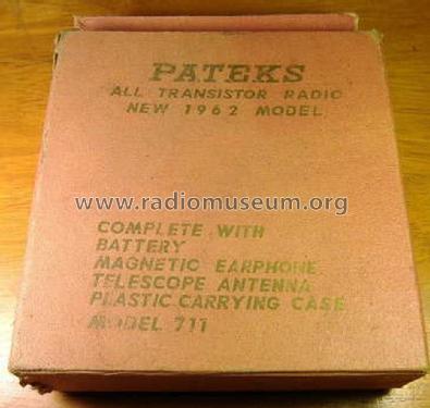 Pateks 2 Transistor Boy's Radio 711; Unknown - CUSTOM (ID = 1415892) Radio