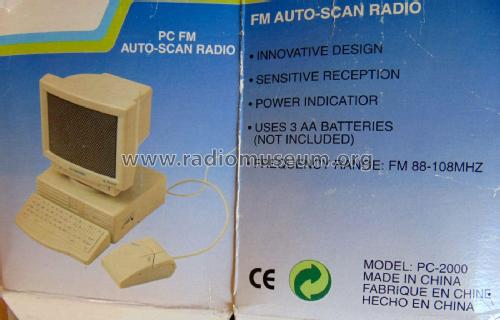 PC FM Auto-Scan Radio PC-2000; Unknown - CUSTOM (ID = 2756239) Radio