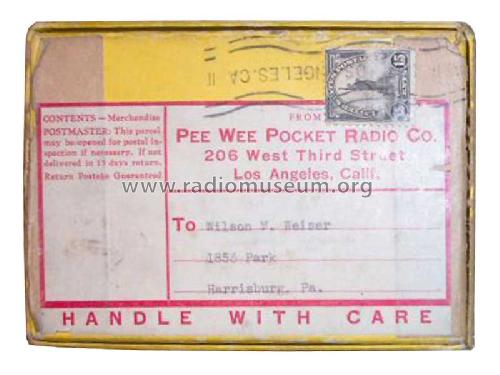 Pee Wee Pocket Radio ; Pee Wee Pocket Radio (ID = 1303613) Crystal