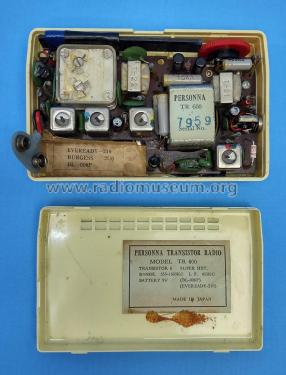 Personna Transistor Six 6T-160 TR-600 TR-64; Fuji High Frequency (ID = 2723120) Radio