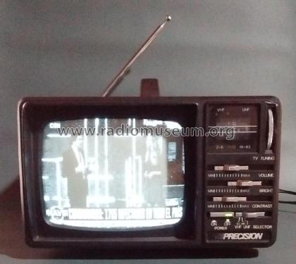 Precision Deluxe 5' Portable B/W TV-AM/FM Radio PTV969; Unknown - CUSTOM (ID = 2510783) Fernseh-R