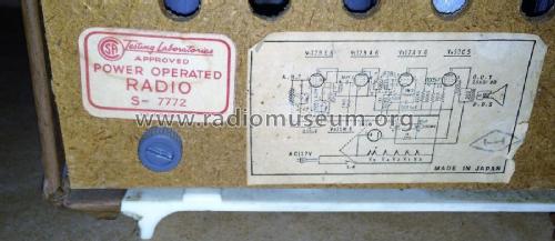 President S-7772; Unknown - CUSTOM (ID = 2242505) Radio