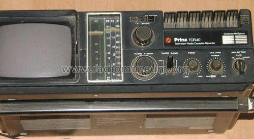 Prinz Television-Radio Cassette-Recorder TCR40; Unknown - CUSTOM (ID = 1220425) TV Radio