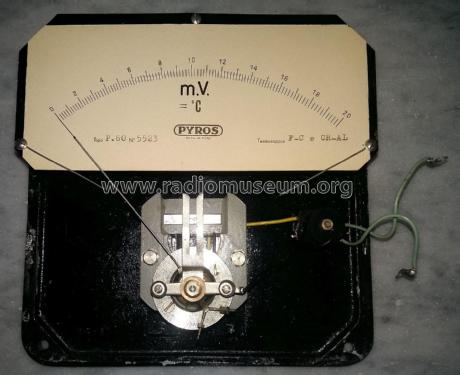 Millivoltometro P.60; Pyros; Milano (ID = 2752294) Equipment