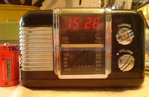 Radio Alarm Clock Cicena Jitterbug ; Unknown - CUSTOM (ID = 1326632) Radio