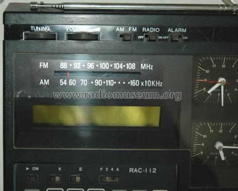 Radio with Clock and Calculator RAC-112; Unknown - CUSTOM (ID = 1043718) Radio
