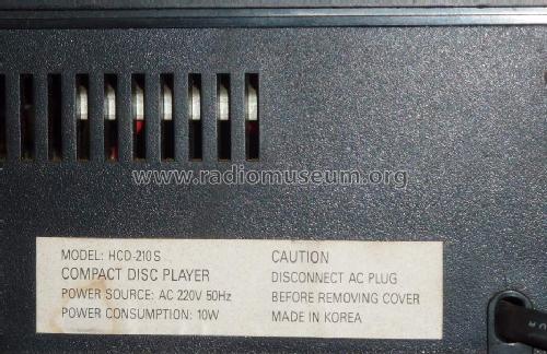 Real Sound Compact Disc Player HCD-210S; Unknown - CUSTOM (ID = 1870661) R-Player