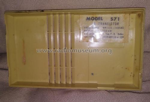 6 Transistor S71; Renown New York (ID = 2538013) Radio