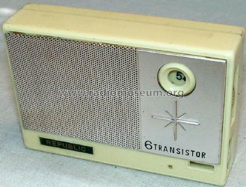 Republic 6 Transistor Q164; Unknown - CUSTOM (ID = 1038748) Radio