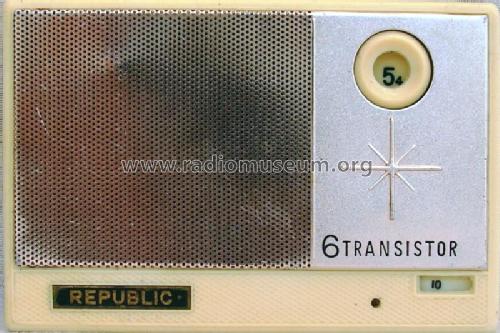 Republic 6 Transistor Q164; Unknown - CUSTOM (ID = 1038752) Radio