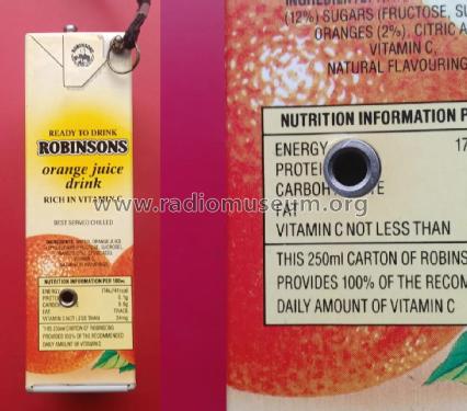 Robinsons - Whole Orange Drink - Ready Drink ; Unknown - CUSTOM (ID = 3002756) Radio