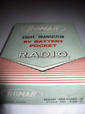 Romar 8 Transistor Code No. 15002; Unknown - CUSTOM (ID = 1453139) Radio