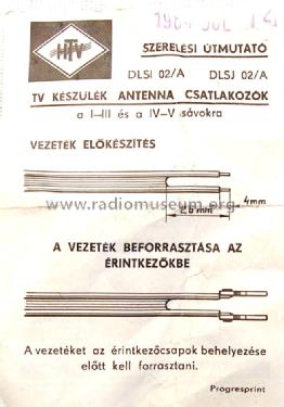 Room Aerial, Szobaantenna Bp.24; Hiradótechnikai (ID = 1047116) Antenna