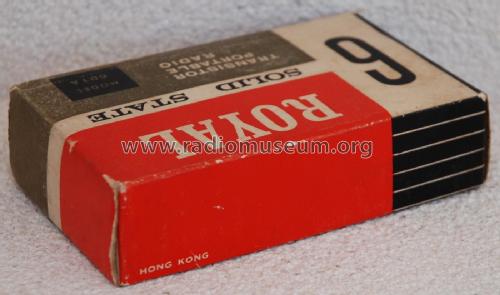 Royal 6 Transistor 601A Radio Unknown - CUSTOM BUILT: Hong Kong HK ...