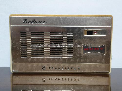 Ruby De Luxe 8 Transistor ; Unknown - CUSTOM (ID = 3083801) Radio