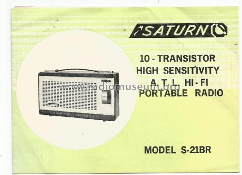 Saturn 10 Transistor High Sensitivity S-21BR; Unknown - CUSTOM (ID = 2393637) Radio