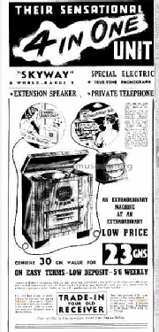 Skyway 4 in 1 Radiogram ; Skyway Brand, Grace (ID = 2908674) Radio