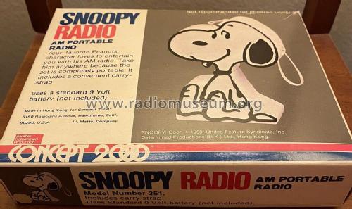 Snoopy Radio 351; Concept 2000 Hong (ID = 2818211) Radio