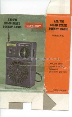 Solar K-10; Solar Sound Systems (ID = 151727) Radio