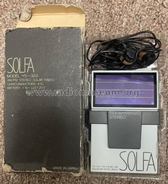 Solfa - AM/FM Stereo Solar Batteried Radio YS-303; Unknown - CUSTOM (ID = 2990130) Radio