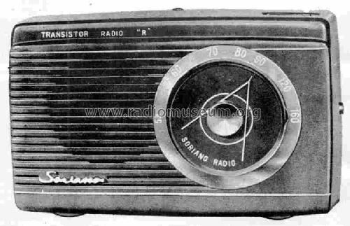 SorianoTransistor Radio 'R' ; Unknown - CUSTOM (ID = 674830) Radio