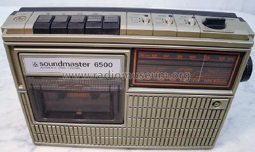 Soundmaster Cassette Recorder with 2 Band Radio 6500; Unknown - CUSTOM (ID = 1304969) Radio