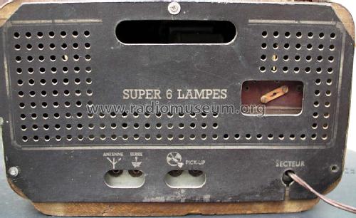 Super 6 lampes ; Mondial, Société (ID = 2501500) Radio