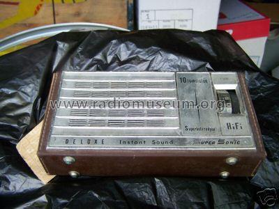 Super Sonic 10 Transistor Deluxe Instant Sound HiFi ; Unknown - CUSTOM (ID = 2383396) Radio