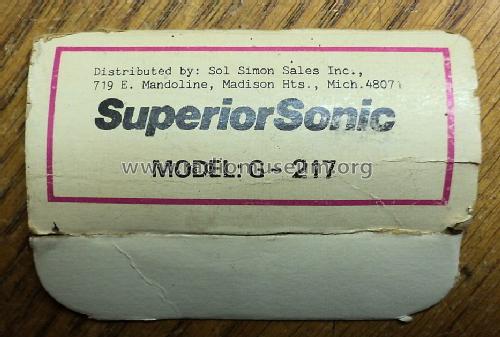 SuperiorSonic Solid State G-217; Unknown - CUSTOM (ID = 1465272) Radio