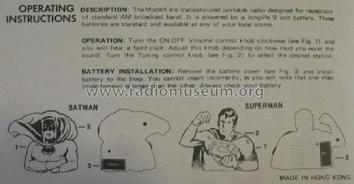 Superman Radio ; Unknown - CUSTOM (ID = 1109782) Radio