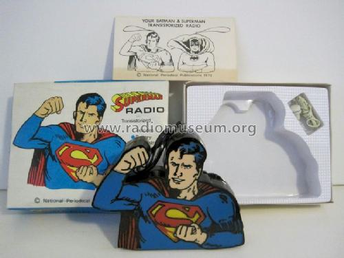 On sale 1973 Superman transistor radio