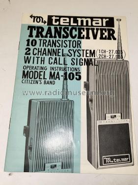 Telemaster 2 Channel Transceiver MA-105; Unknown - CUSTOM (ID = 2860243) Citizen