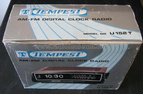 AM-FM Digital Clock Radio U 152 T; Tempest brand; Hong (ID = 1804138) Radio