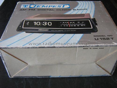 AM-FM Digital Clock Radio U 152 T; Tempest brand; Hong (ID = 1804140) Radio