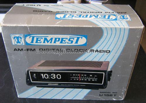 AM-FM Digital Clock Radio U 152 T; Tempest brand; Hong (ID = 1804141) Radio